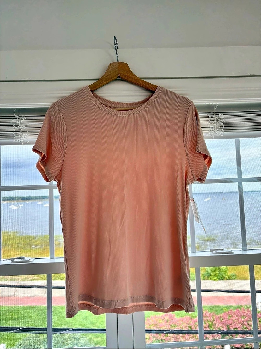 NWT Ribbed Short Sleeve Tee
